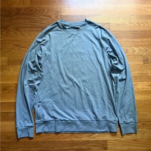 Vuori Ponto Performance Crew Men’s Large  Ocean Blue Heather